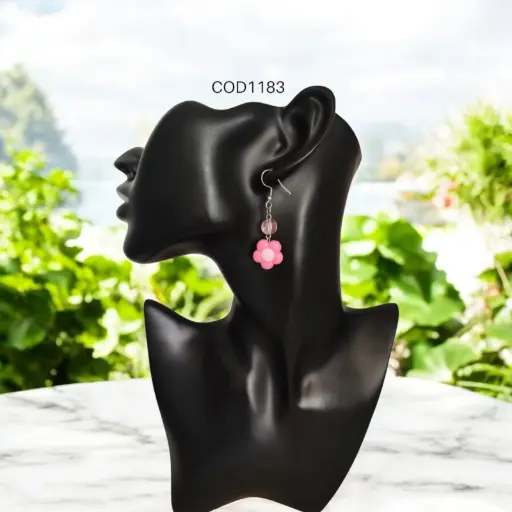 Arete de flor