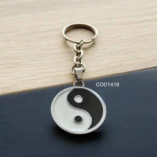 Llavero de yin yang